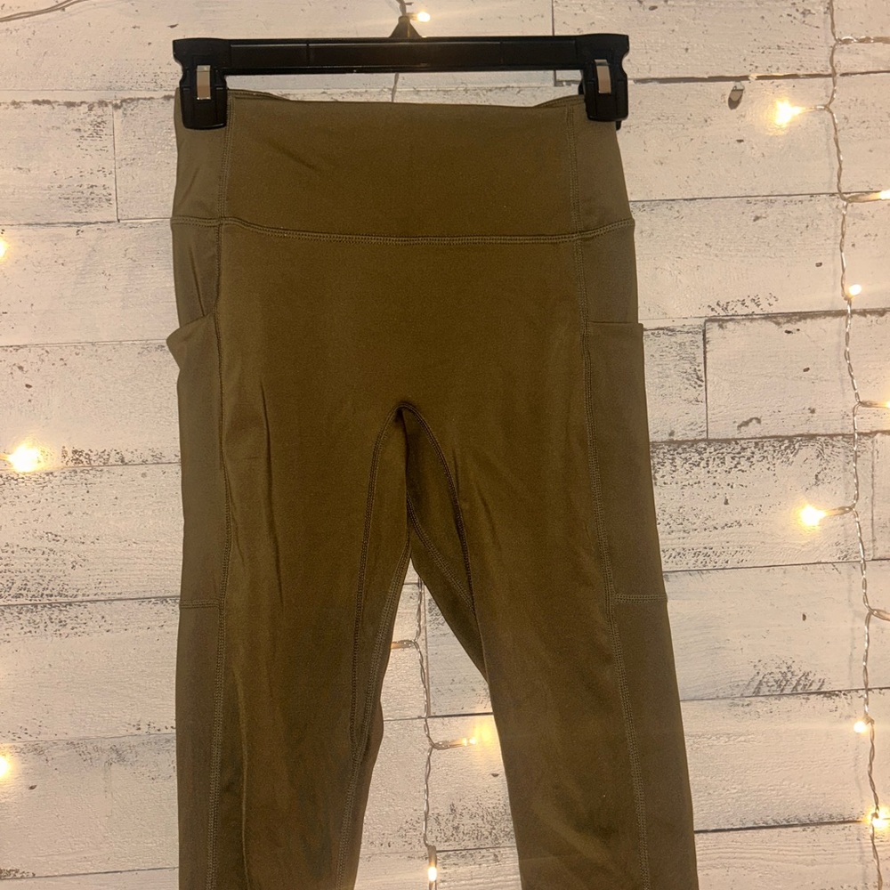 Fabletics Green High-Waisted Leggings